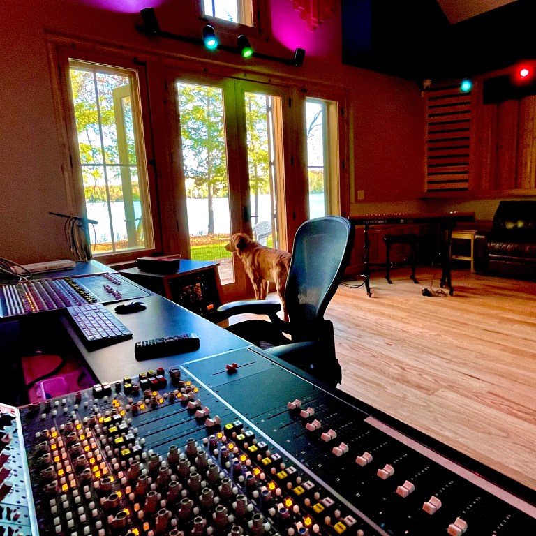 Charlie hanging out in the SuSuSound Studio